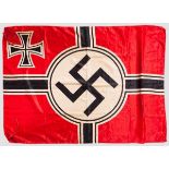 Reichskriegsflagge zur Freund-/Feind-Erkennung von Fahrzeugen Farbig bedruckte Kunstseide.