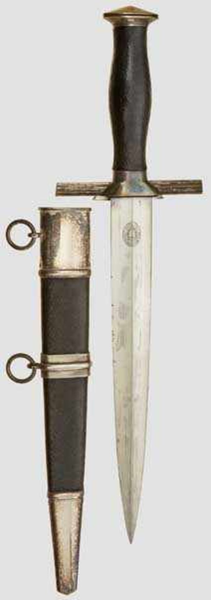 A Model 1938 Dagger for Leaders of the RLB Maker Paul Weyersberg, Solingen, polished blade - Bild 2 aus 2