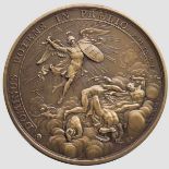 Medaille auf die Stiftung des Churkölner Michaelsordens 1723 Nachprägung ({BRONZE{) der Medaille von