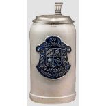 Jubiläums-Steinkrug - Königlich Bayerisches 9. Infanterie-Regiment „Wrede“, Würzburg 1-Liter