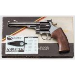 Dan Wesson, Mod. 12, im Karton Kal. .357 Mag., Nr. 1051. Blanker Lauf, Länge 6{. Sechsschüssig.