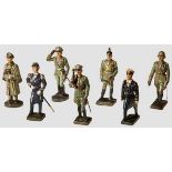 A Group of Lineol and Elastolin Wehrmacht Personalities Elastolin / Lineol, 7cm series, Blomberg and