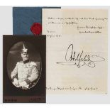 Prinz Alfons von Bayern (1862 - 1933) - Akten und Dokumente des preußischen Dragoner-Regiments Nr. 5