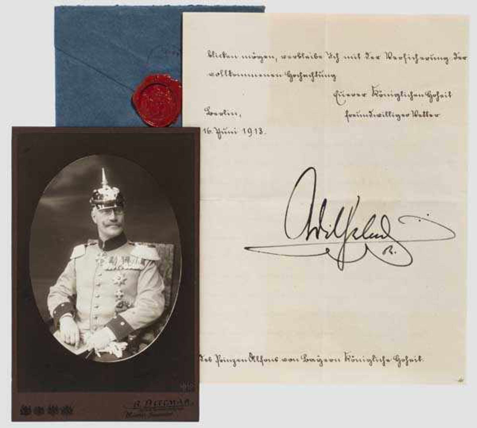 Prinz Alfons von Bayern (1862 - 1933) - Akten und Dokumente des preußischen Dragoner-Regiments Nr. 5