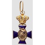 Michaelsorden - Kreuz 2. Klasse In feinster Münchener Goldschmiedetradition gefertigtes Halskreuz