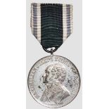 Tapferkeitsmedaille - Schnallenprägung der Medaille in Silber des Weltkrieges Sehr sauber geprägte