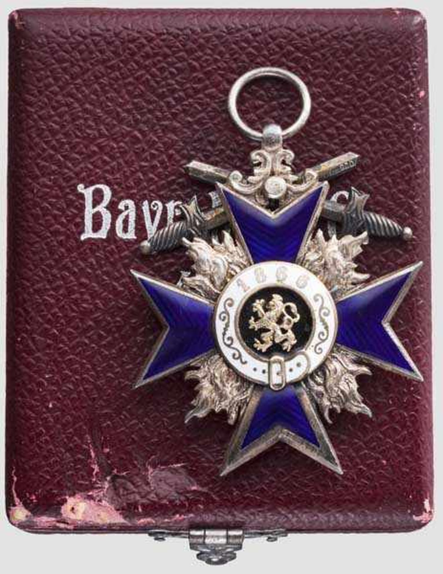 Militär Verdienst Orden - Kreuz 4. Klasse in später Hemmerle-Fertigung im Etui In Silber gefertigtes - Bild 2 aus 3