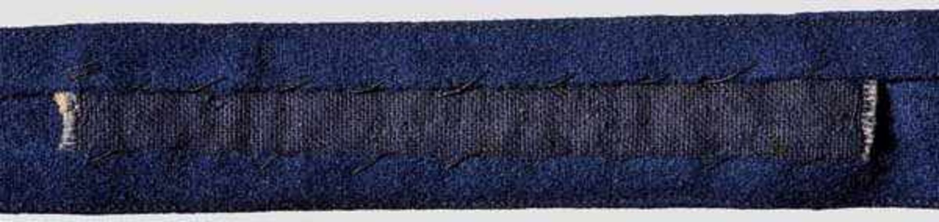 A Legion Condor Cuff Title Deep navy blue, doeskin wool construction, with machine-embroidered { - Bild 2 aus 2