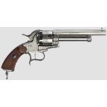 Perkussionsrevolver Le Mat Cavalry de Luxe, Pietta, im Originalkarton Nummer N004 Kal. .44 Perk./.65