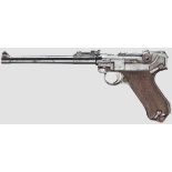 Lange Pistole 08, DWM 1915 Kal. 9 mm Luger, Nr. 7870. Nummerngleich inkl. Schlagbolzen und