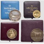 Leutnant Artur Gestering, Gold- und Silber-Medaille für Verdienste - Der landwirtschaftliche