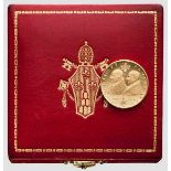 Papst Paul VI. - Papst Johannes XXIII. - Medaille 1963 in Gold Avers die Portraits der Päpste