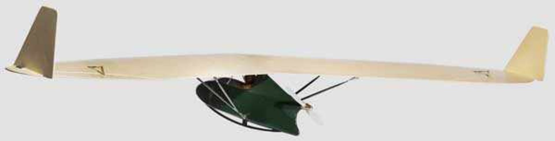 Modell eines italienischen Experimentalflugzeuges Ungewöhnliches Flugmodell eines italienischen - Bild 2 aus 2