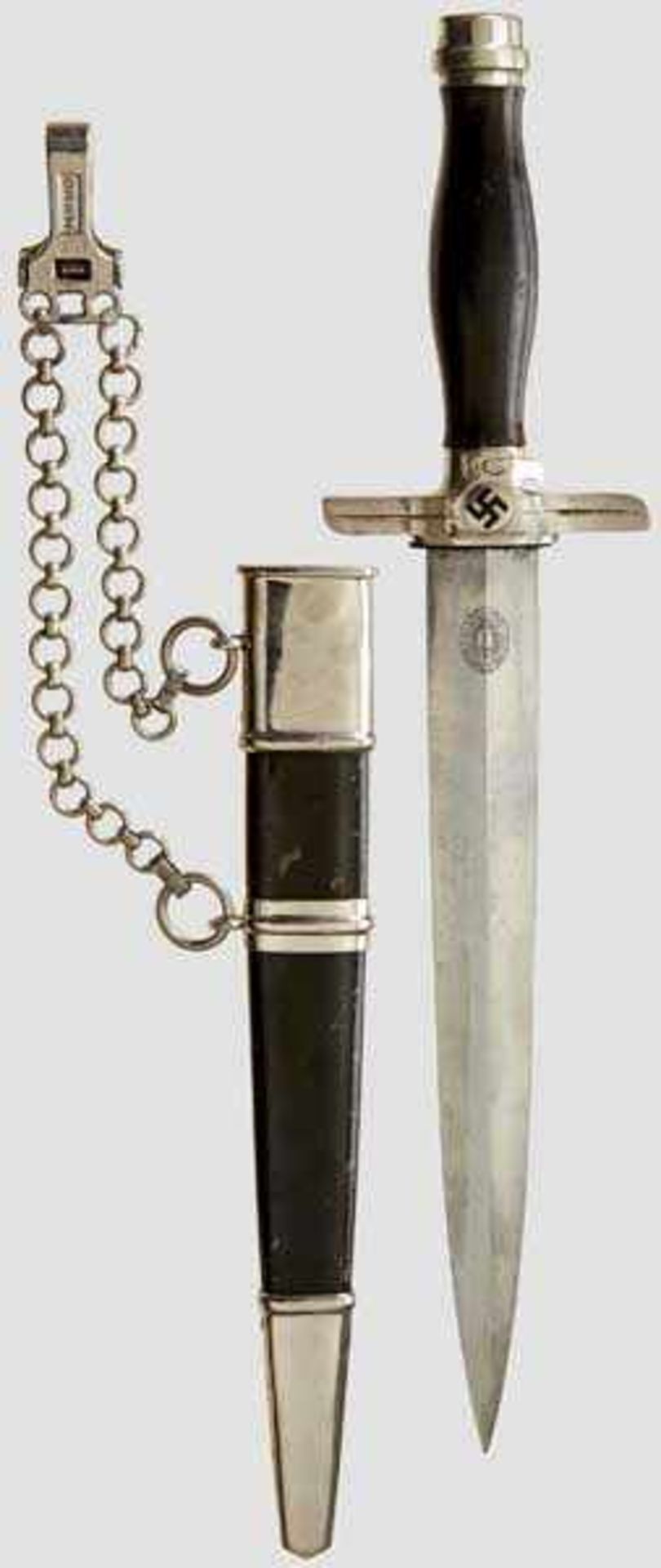 A Model 1939 Dagger for a Leader of the Postal Protection Maker Paul Weyersberg, Solingen, - Bild 2 aus 2