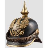 Helm M 1867 für Mannschaften im Anhaltischen Infanterie-Regiment Nr. 93 Aus Teilen unrichtig