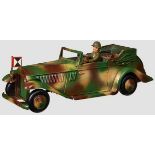 A Trico Japan Open Kuebel Touring Car Trico Japan, large size camouflage model measuring ca. 41x15cm