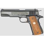 Colt Government 1911, MKIV / Series 70 Kal. .45 ACP, Nr. 64401 G70. Blanker Lauf. Beschuss 1979.