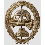 A Legion Condor Tank Badge Silver plated, hollow stamped. Barrel hinge, need pin with catch.