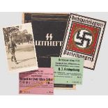 Dokumente Reichsparteitag 1935 in Nürnberg Seltene Karte {Parteikongreß{, Prägesiegel {