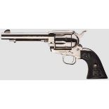 Revolver Colt SAA, Cal .45, Nr. S27040A Kal. .45 Colt, Nr. S27040A. Blanker Lauf, Länge 5-1/2{,