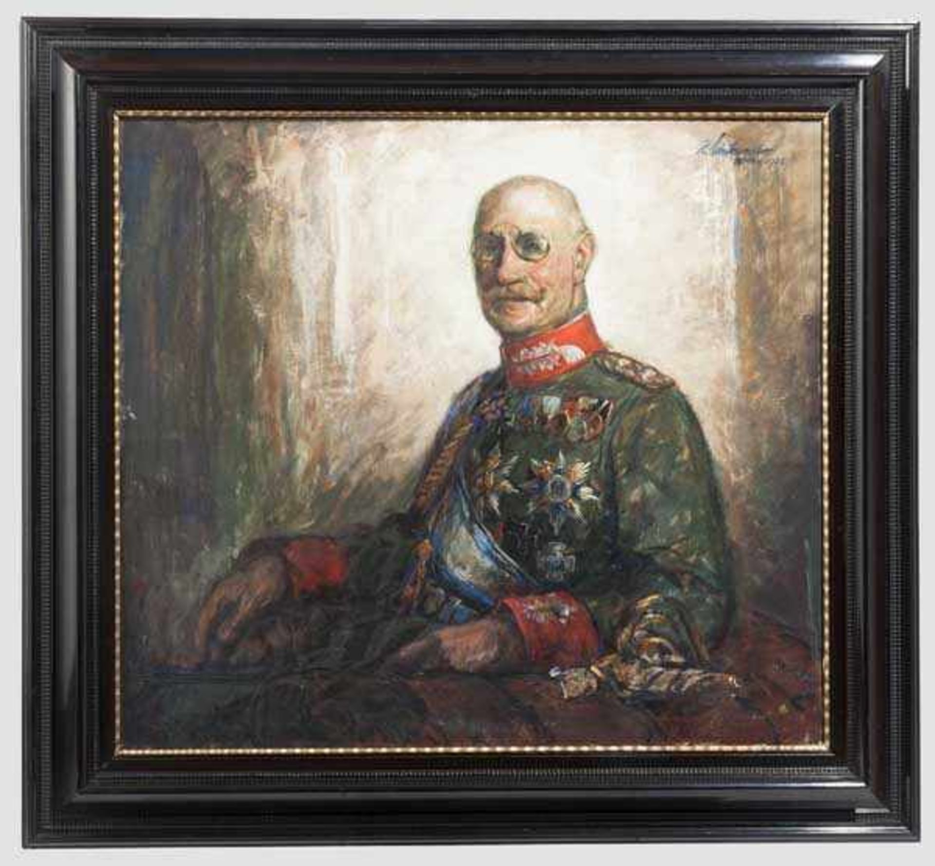 Prinz Alfons von Bayern (1862 - 1933) - Portraitgemälde aus dem Palais Alfons Portrait des Prinzen