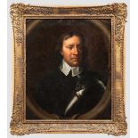 Portrait Oliver Cromwell nach Samuel Cooper, England 18./19. Jhdt. Öl auf Leinwand. Brustbild