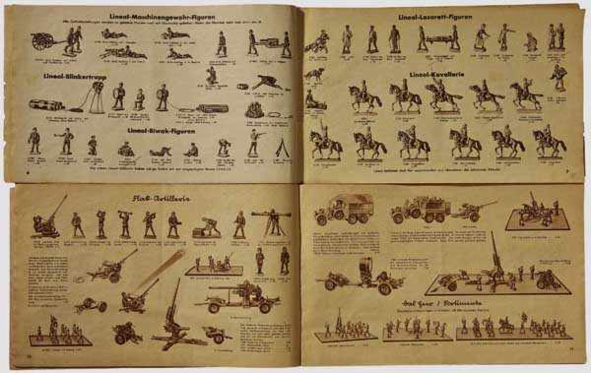 A Group of 5 Lineol Toy catalogues A set on annual Lineol catalogues from: 1935/36 ca. 32 pgs., ( - Bild 2 aus 2