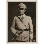 Hermann Göring – A Signed Postcard Signed black and white postcard of Reichsmarschall Göring in