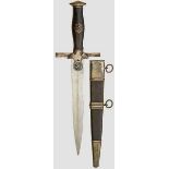 A Model 1938 Dagger for Leaders of the RLB Maker Paul Weyersberg, Solingen, polished blade