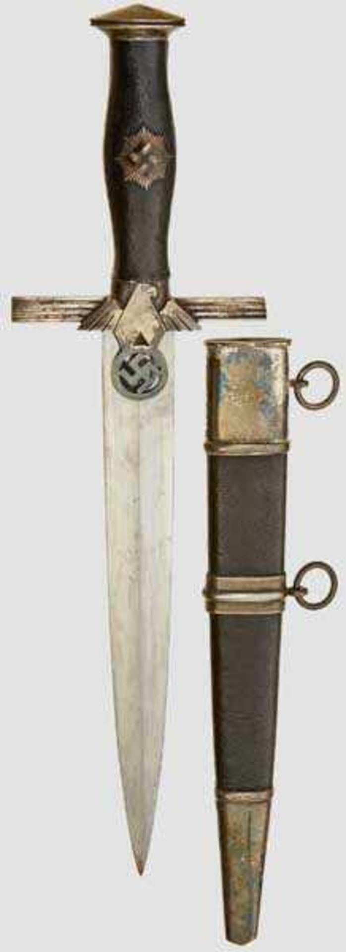 A Model 1938 Dagger for Leaders of the RLB Maker Paul Weyersberg, Solingen, polished blade