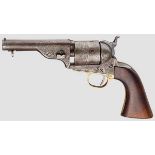 Colt Model 1871-72 Open Top Revolver Kaliber .44RF, Nummer 3647. Rauer, gekürzter 4 3/4{-Lauf, auf