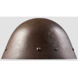 Stahlhelm für Slowakische Freiwillige in der Wehrmacht Beutehelm mir originaler olivgrüner