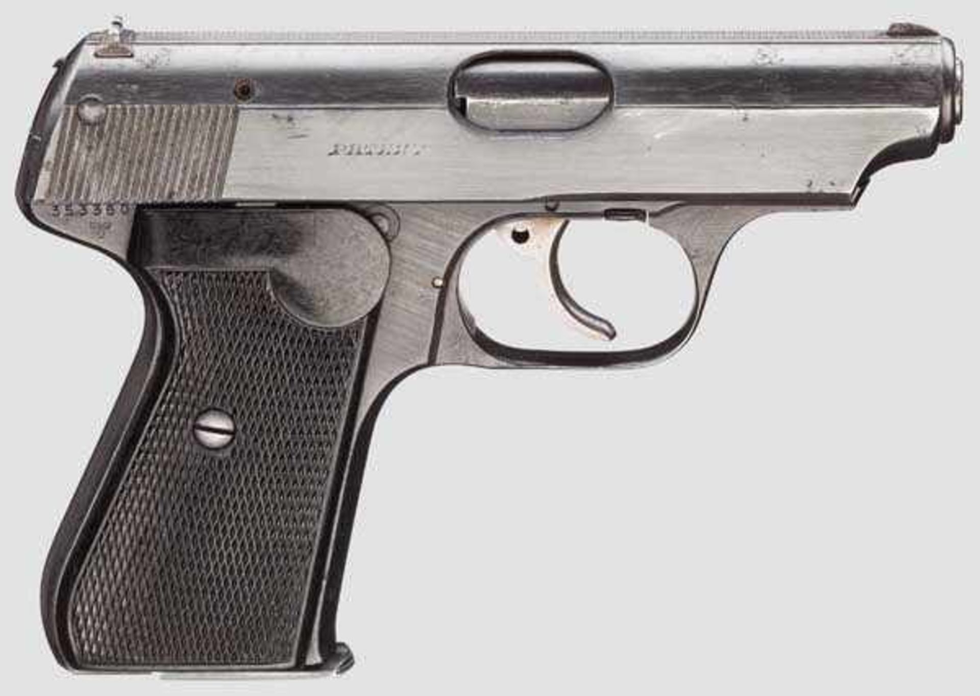 Sauer & Sohn Mod. 38, Polizei, mit Tasche, aus dem Besitz eines SS-Hauptsturmführers Kal. 7,65 mm, - Bild 2 aus 3