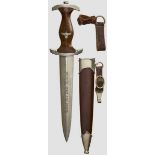 A Model 1934 SA Honor Dagger with Partial Ground Rohm Dedication Maker Carl Eickhorn, Solingen,