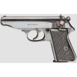 Walther PP (Pistole 1001), DDR, Vopo Kal. .22 l.r., Nr. 08839. Nummerngleich. Blanker Lauf.