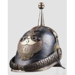 Helm für Mannschaften der "Guardia Civica Pontificia" aus dem Pontifikat Pius IX. (1846-78)