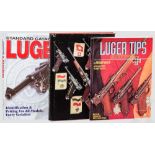 Drei Bücher: A. Davis, Ch. Kenyon und M. Reese 1 x Michael Reese II "Luger Tips with Luger Values"