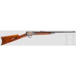 Winchester Mod. 1903 Kal. .22 Win., Nr. 80532. Blanker Lauf, Länge 20". Bescheinigung über