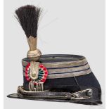 Kepi für einen Hauptmann der Guardia Nazionale, um 1850/60 Chepì Capitano "Guardia Nazionale"