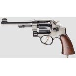Smith & Wesson .45 Hand Ejector, U.S. Service Model of 1917 Kal. .45 ACP, Nr. 130190. Nummerngleich.