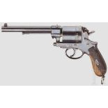 Armeerevolver Sederl Mod. 1870/74, mit Tasche Kal. 11,2 mm, Nr. 15321. Nummerngleich. Fast blanker