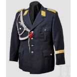 A Tunic for Officers of "Kreta" Blue-grey private tailored four pocket tunic in light-weight