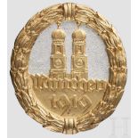 Ehren- und Erinnerungszeichen der Befreier Münchens 1919 Massiv in Silber geprägtes ovales
