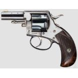 Webley No. 2 Bull Dog, um 1906 Kal. .450 CF, Nr. 81548. Nummerngleich. Blanker Lauf mit