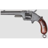 Sächsischer Revolver Mod. 1873 Kal. 11 mm CF, Nr. 3408. Nummerngleich mit "8". Sechsfach