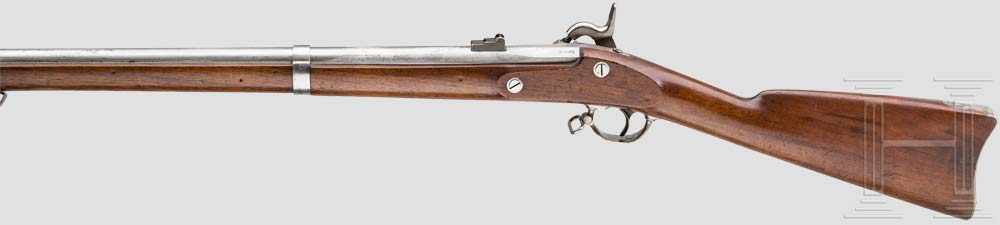 Springfield Model 1861 Percussion Rifle-Musket Gezogener Lauf im Kal. .58, blanke Seele, über der - Image 2 of 2