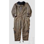 A Heated Protective Suit for Aviation Personnel Electrically heated dark-grey cotton fabric