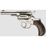 Colt Mod. 1877 Lightning, vernickelt Kal. .38 Colt, Nr. 3071. Nummerngleich. Guter Lauf, Länge 3-1/