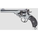 Webley Mark II** Service Revolver, Marine Kal. .455, Nr. 56989. Nummerngleich. Blanker Lauf, Länge