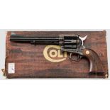 Colt SAA New Frontier, postwar, im Karton Kal. .44 Spl., Nr. 06769NF. Blanker Lauf, Länge 7-1/2".